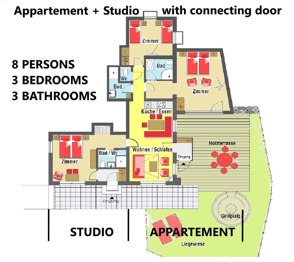 Appartement Anneke Niedernsill Esterno foto