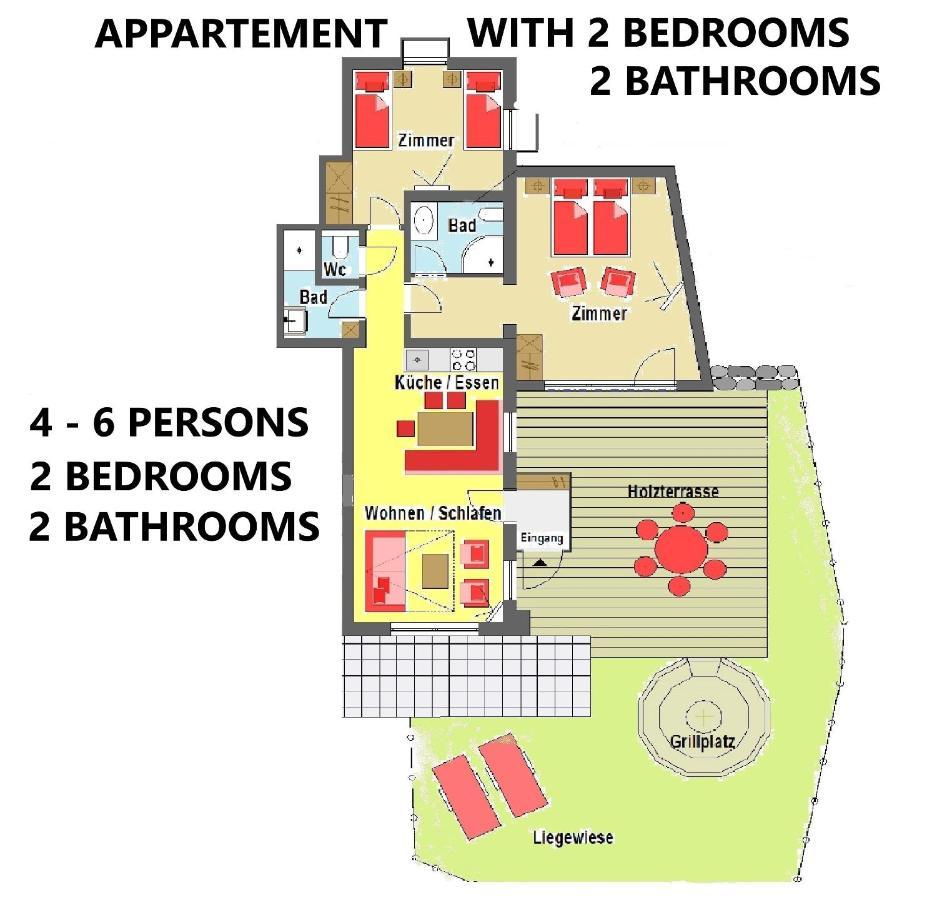 Appartement Anneke Niedernsill Esterno foto